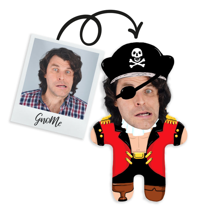 Personalisiertes GnoMe-Kissen „Kapitän Flint“
