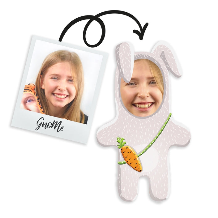Personalisiertes GnoMe-Kissen „Hase“