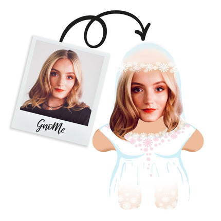 Personalisiertes GnoMe-Kissen „Braut“