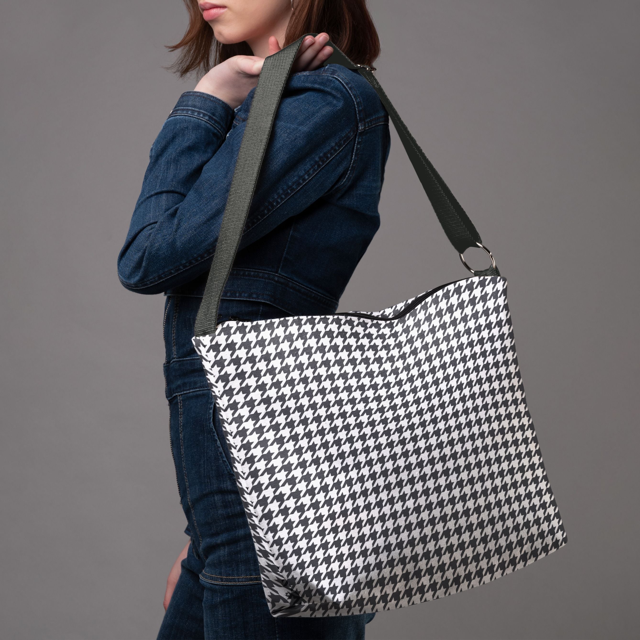 Beuteltasche Classy „Pied-de-Poule“