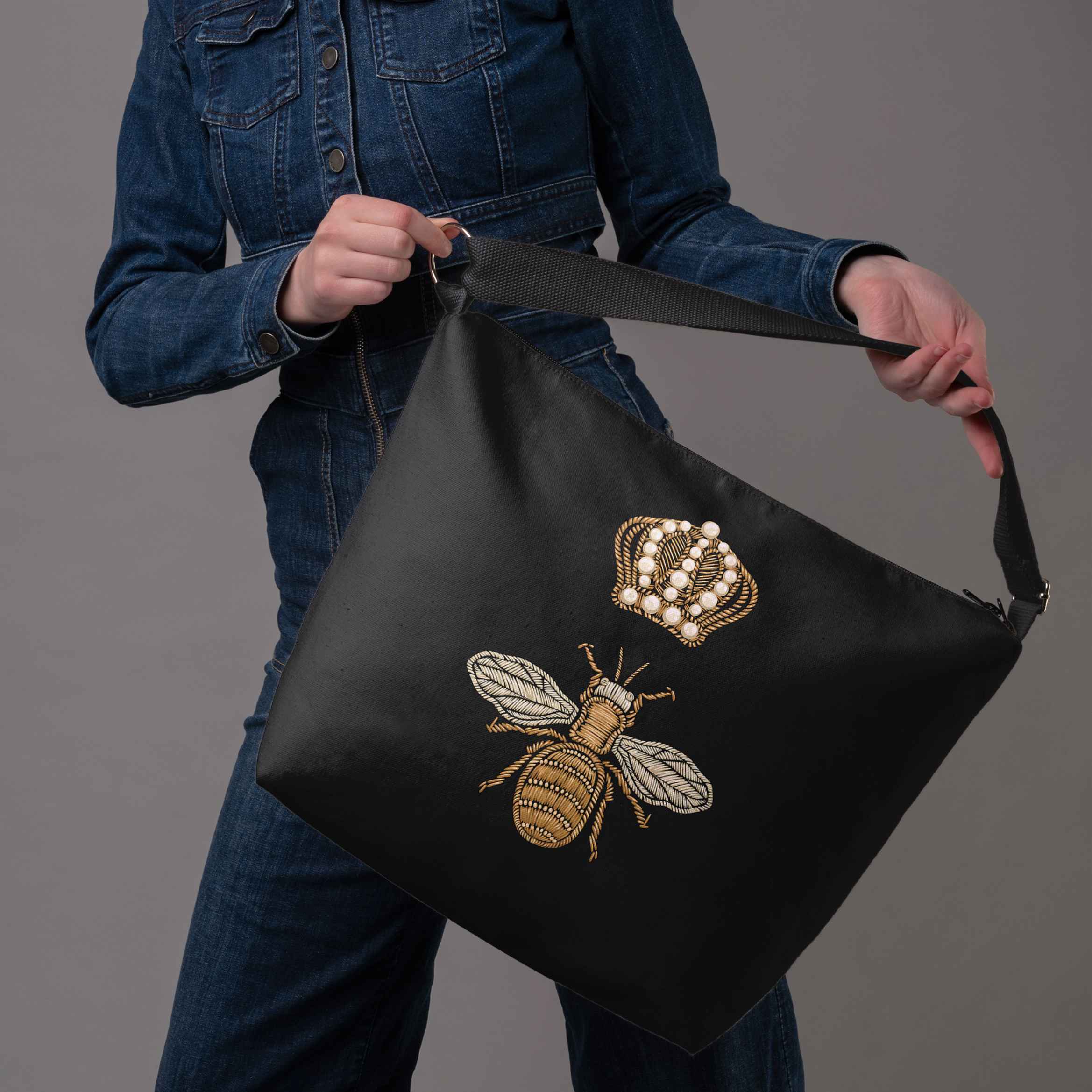Beuteltasche „Goldene Biene“