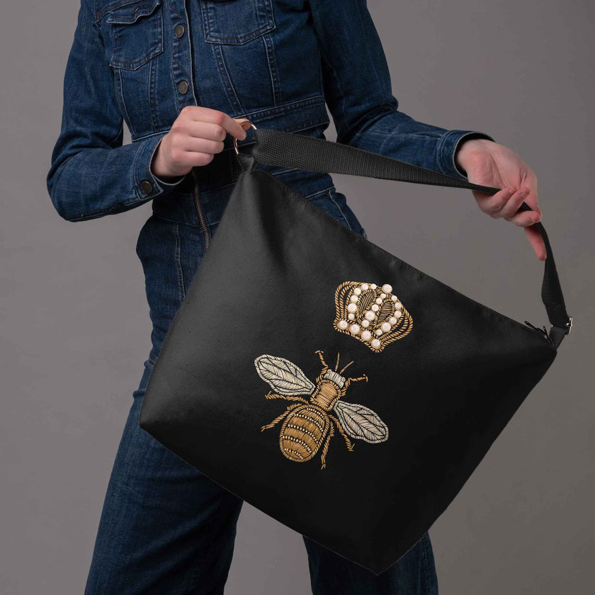 Beuteltasche „Goldene Biene“
