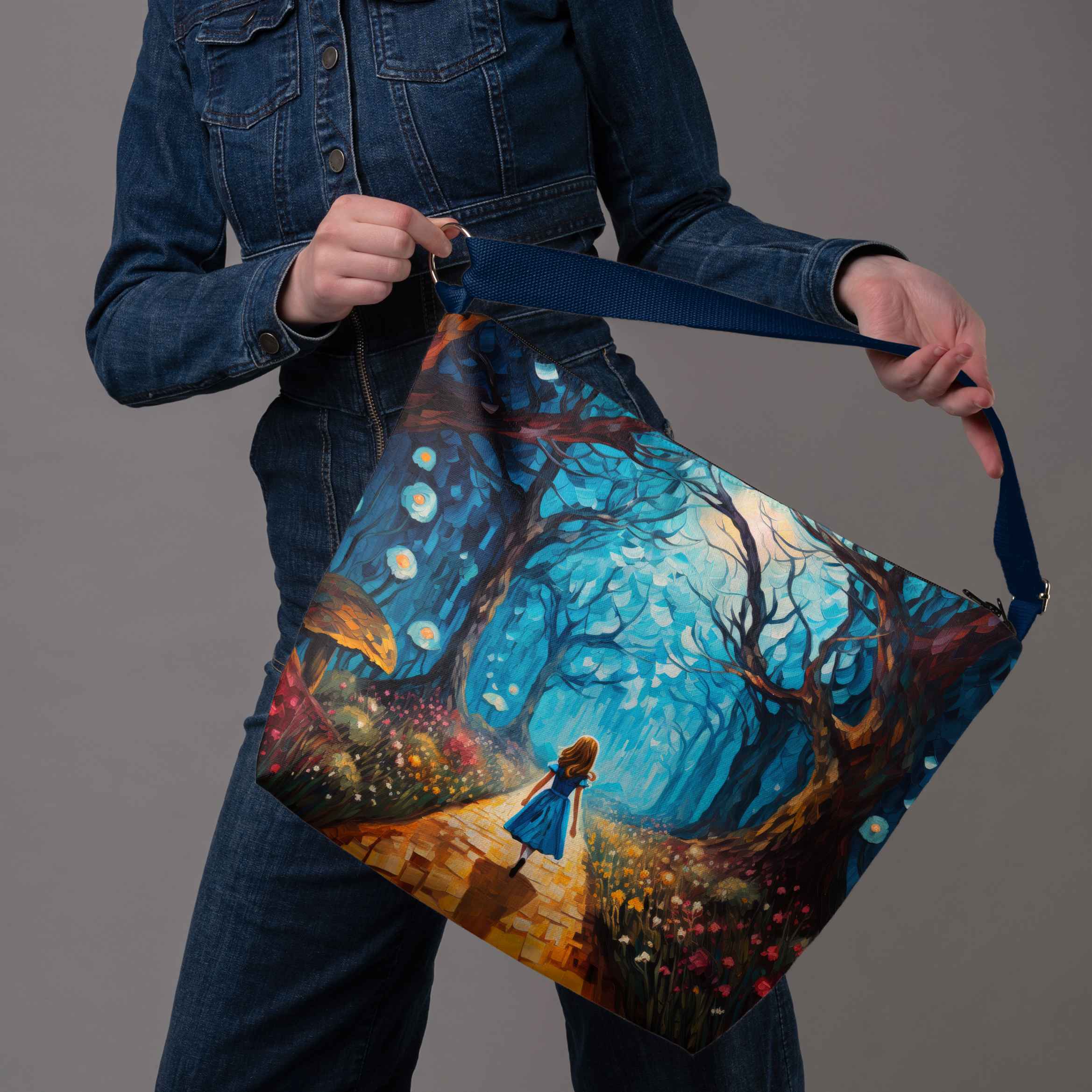 Beuteltasche Imagine „Alices Reise“