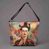 Beuteltasche Imagine „Frida in Blumen“