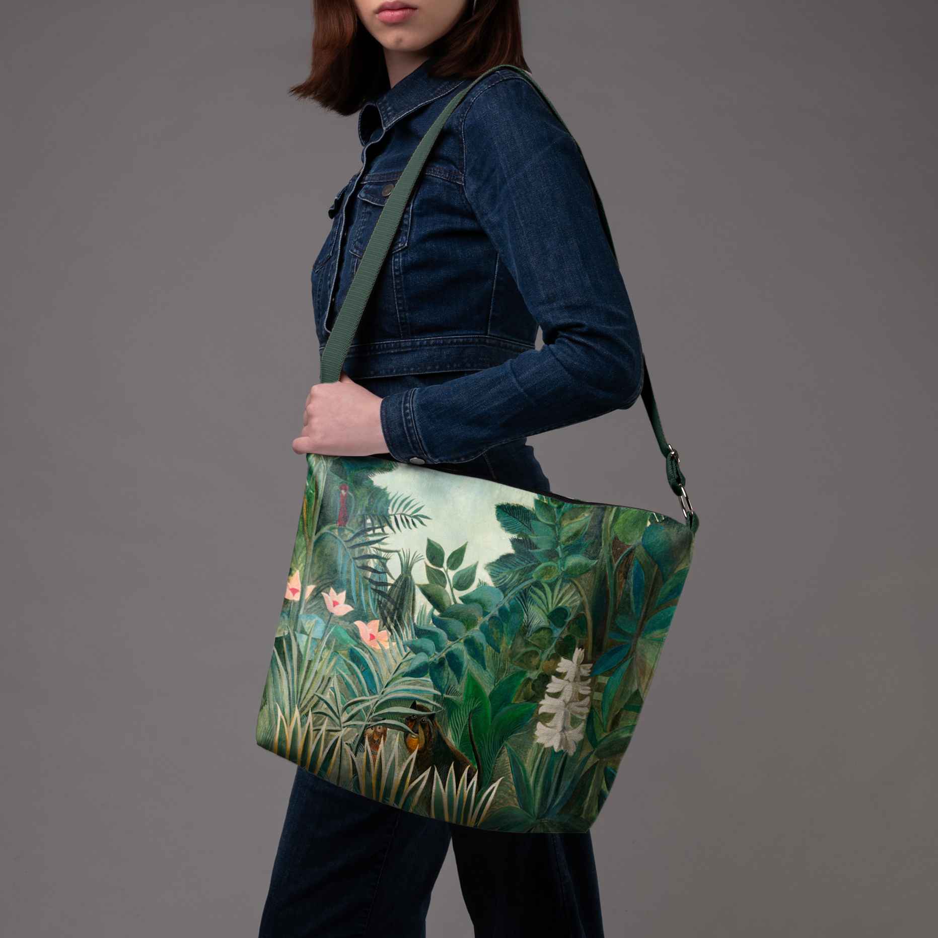 Beuteltasche Henri Rousseau „Dschungel am Äquator