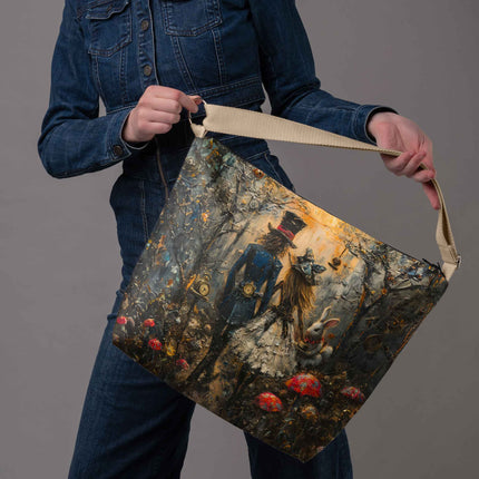 Beuteltasche Imagine „Alice und der Hutmacher“