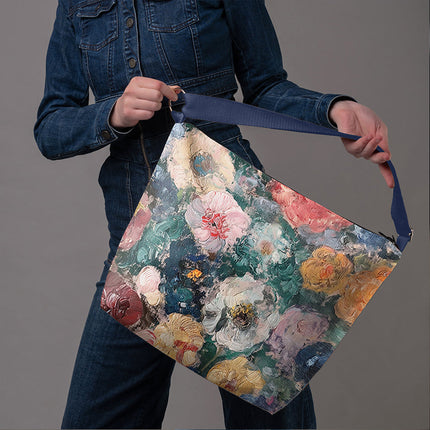 Beuteltasche Imagine „Blumen für Monet“