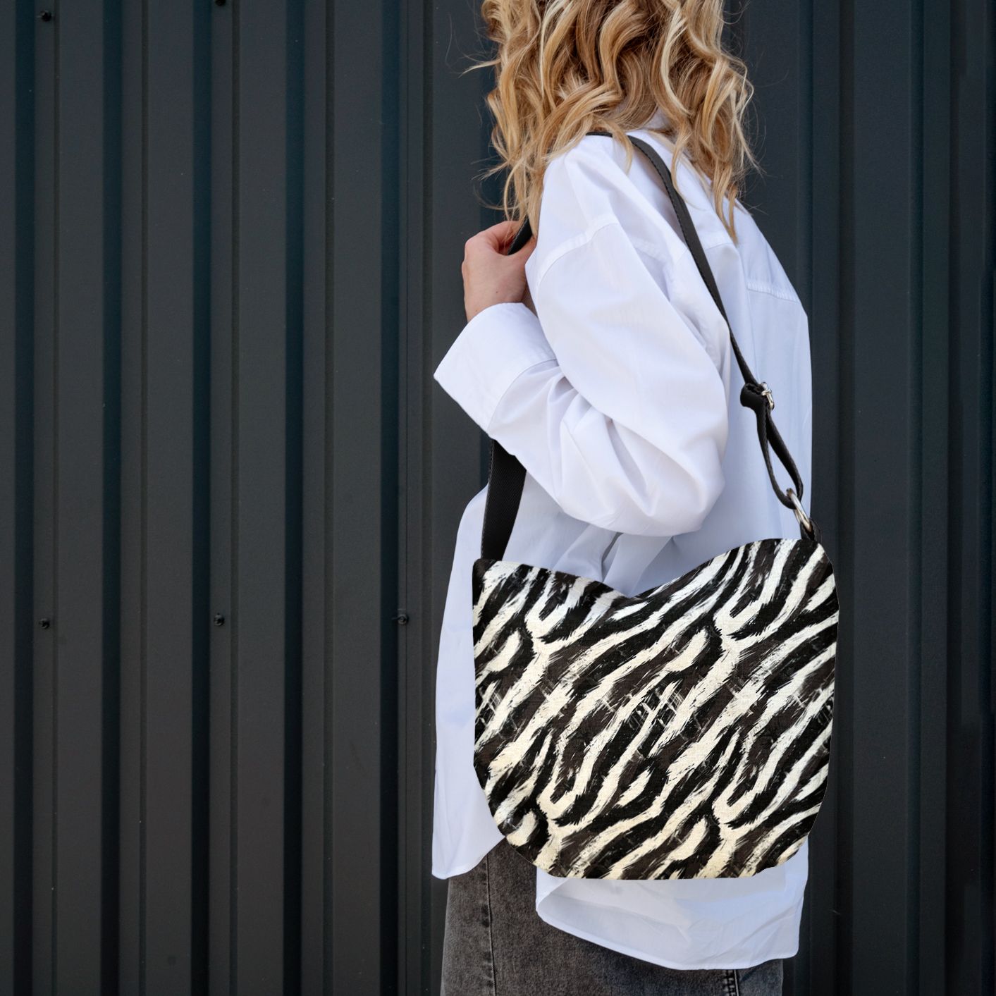 Beuteltasche Classy „Zebra“