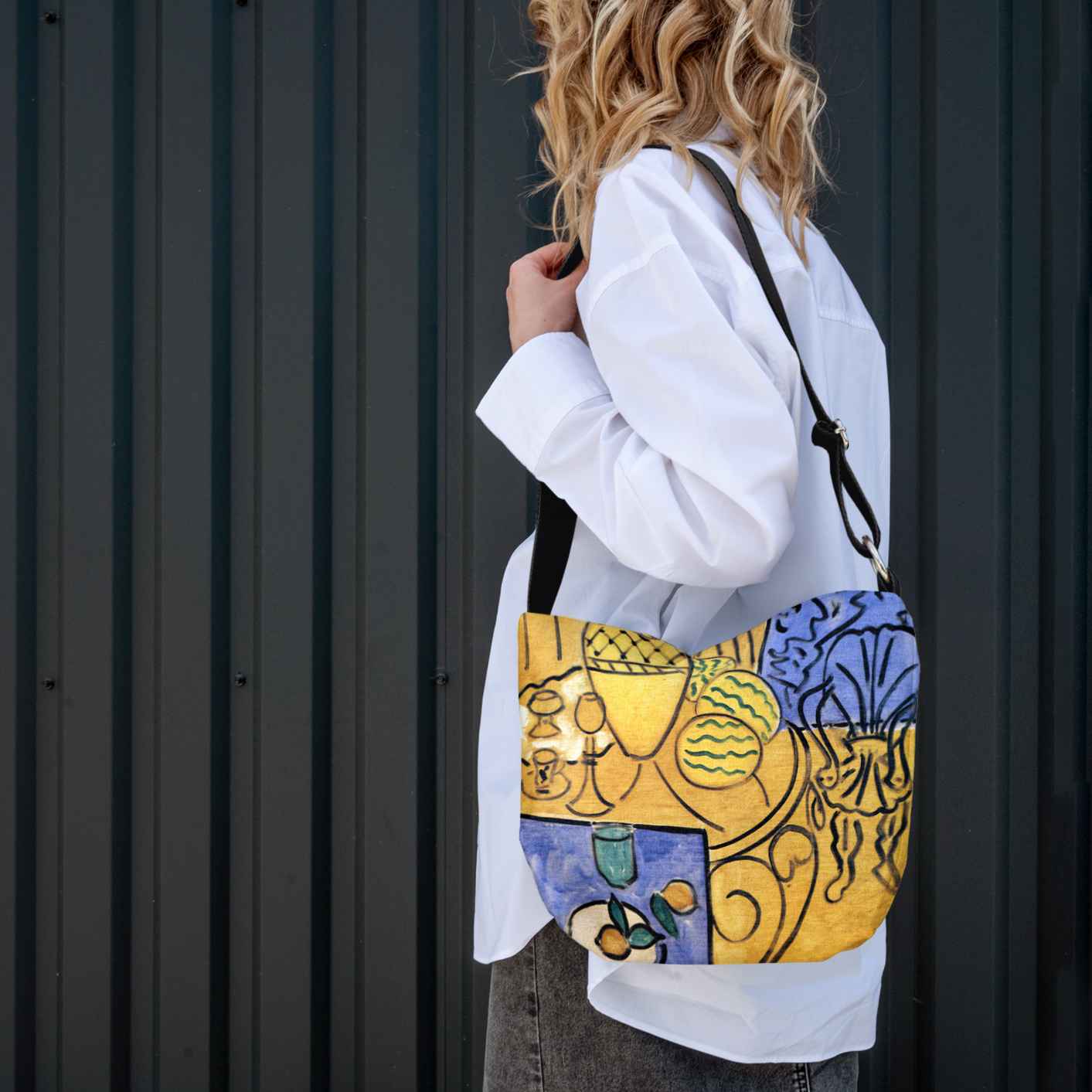 Beuteltasche Henri Matisse „Interior, Yellow & Blue