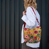 Beuteltasche Imagine „Blumen für Klimt“