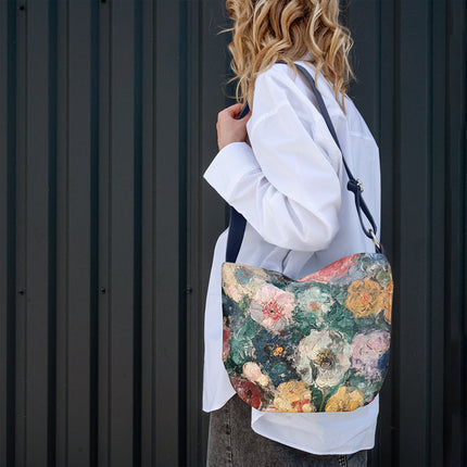 Beuteltasche Imagine „Blumen für Monet“