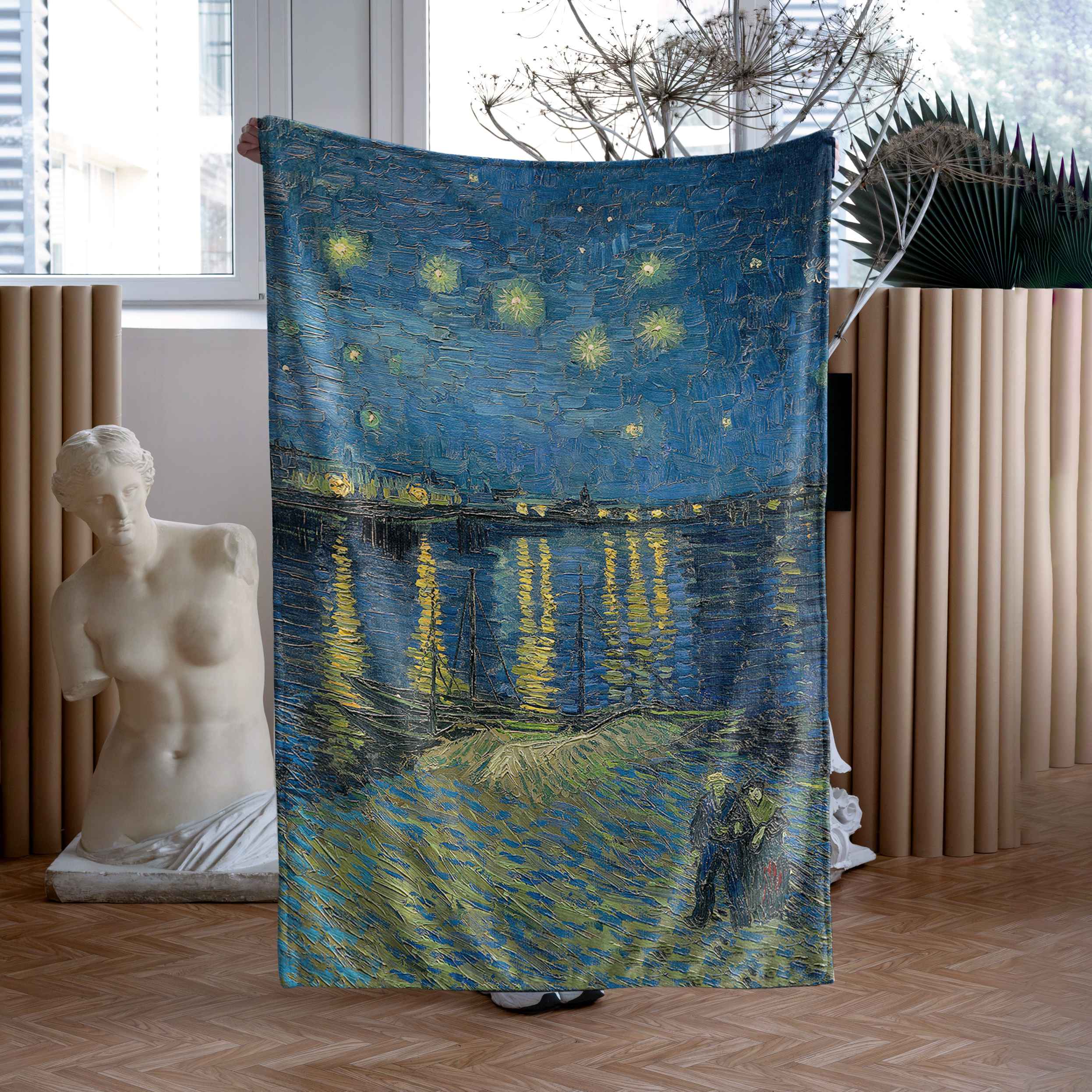 Decke Vincent van Gogh „Sternennacht über der Rhône