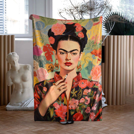 Decke Imagine „Frida in Blumen“