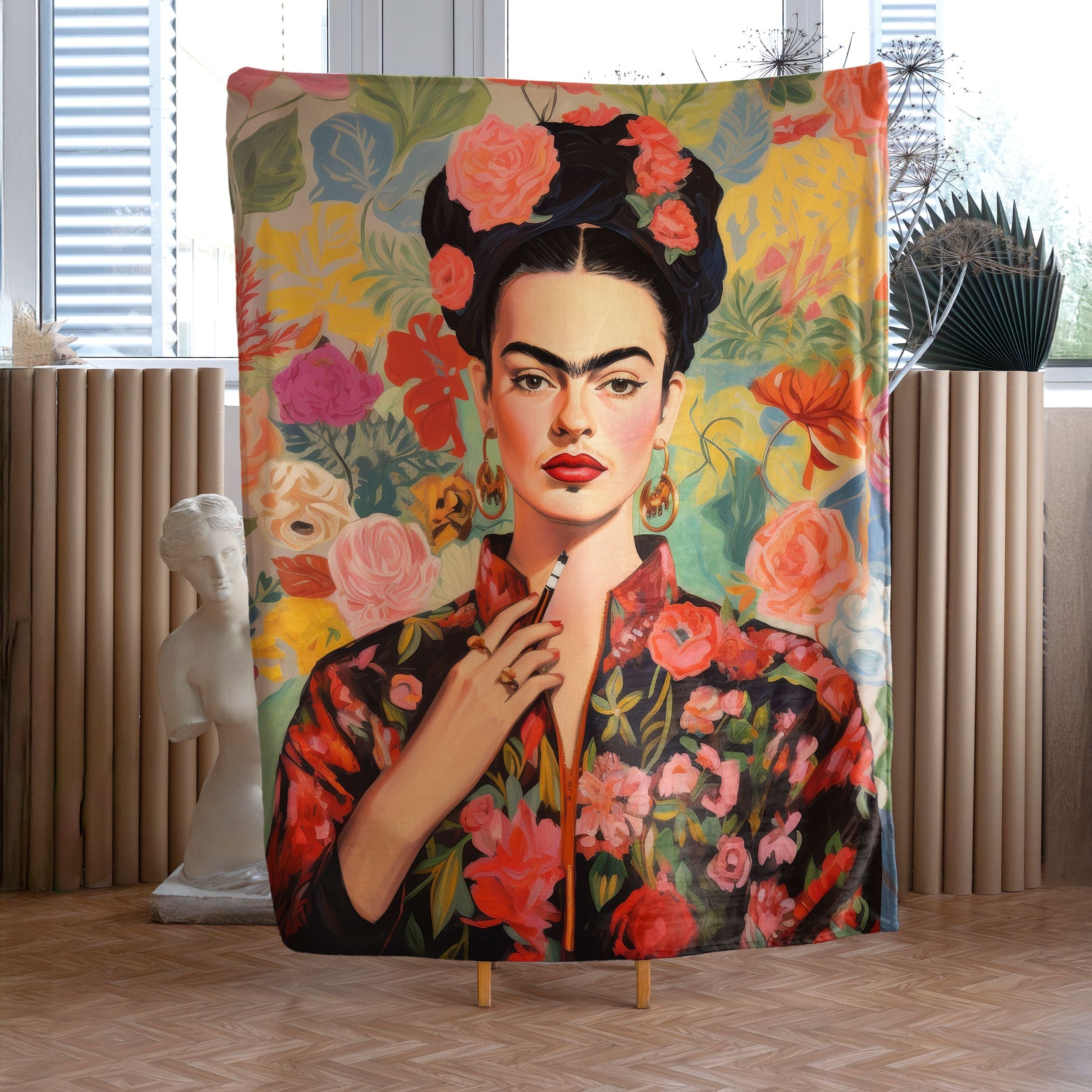 Decke Imagine „Frida in Blumen“
