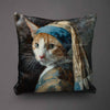 Decke Imagine „Katze mit Perlenohrring“
