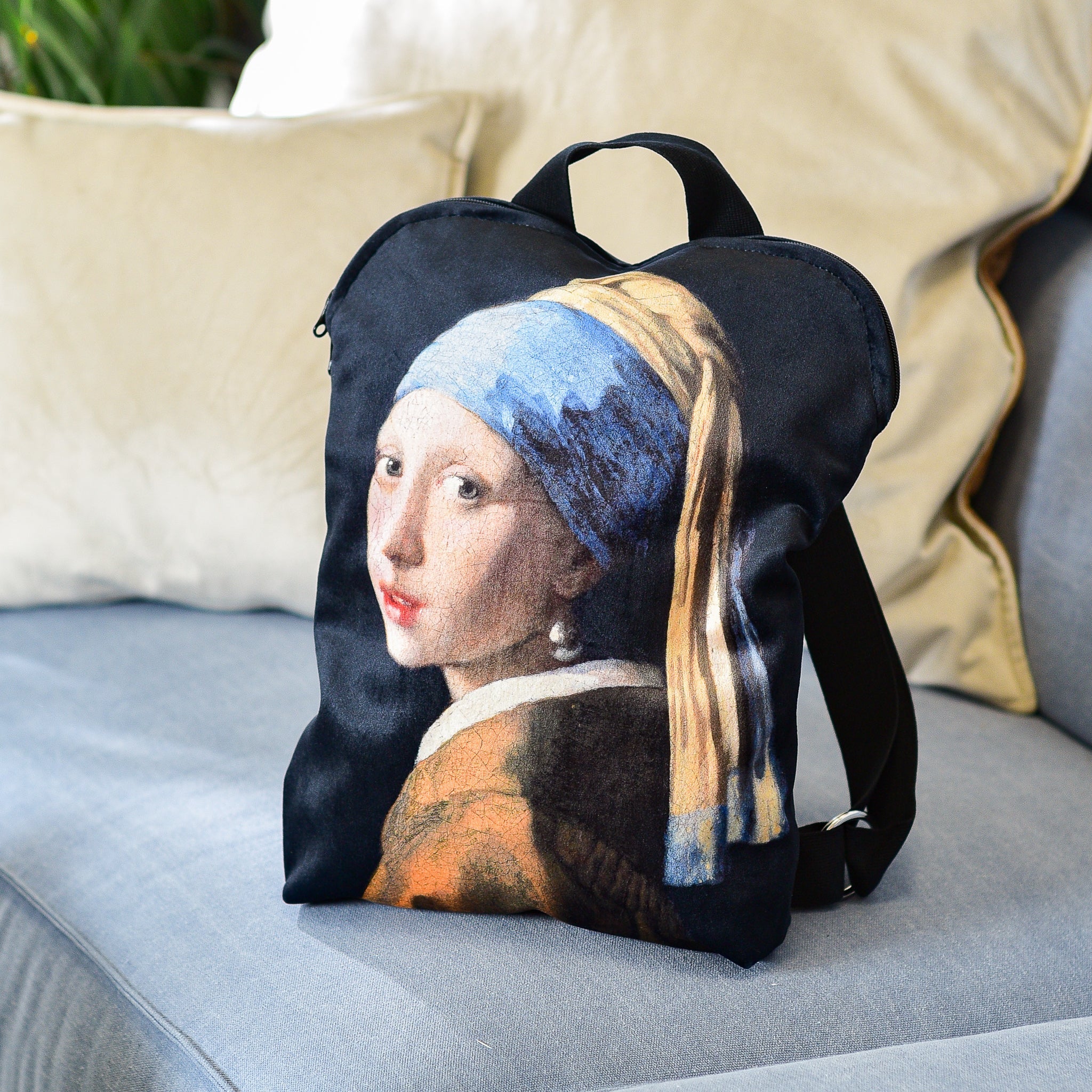Rucksack Nr. 1 Johannes Vermeer „Das Mädchen mit dem Perlenohrring“