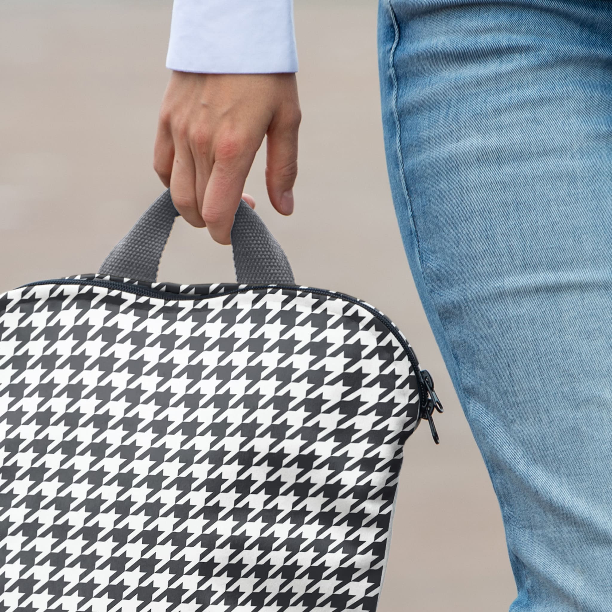 Rucksack No. 1 Classy „Pied-de-poule“