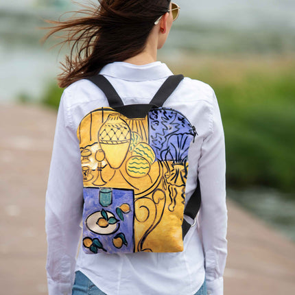 Rucksack Nr. 1 Henri Matisse „Interior, Yellow & Blue