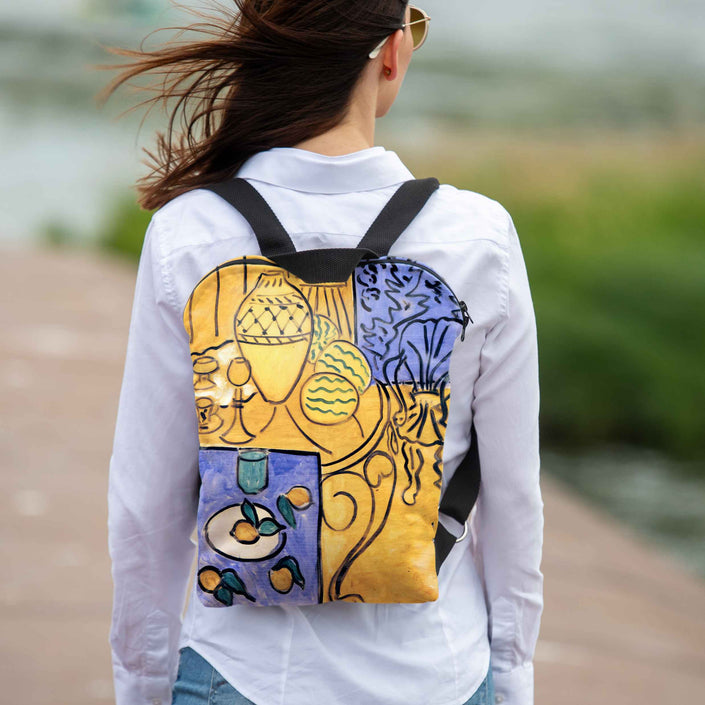 Rucksack Nr. 1 Henri Matisse „Interior, Yellow & Blue