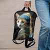 Rucksack Nr. 1 Imagine „Katze mit Perlenohrring“