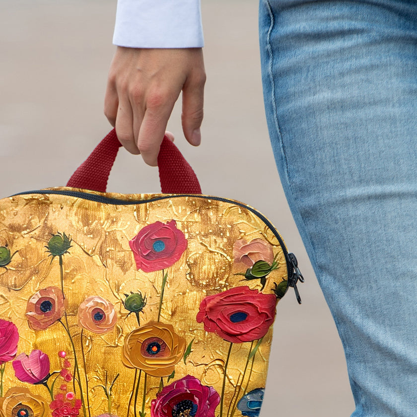 Rucksack Nr. 1 Imagine „Blumen für Klimt“