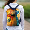 Rucksack Nr. 1 Imagine „Kunst Katze“