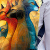 Rucksack Nr. 1 Imagine „Kunst Katze“
