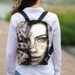 Rucksack Nr. 1 „Mädchen mit einer Fede“