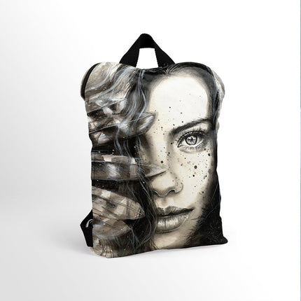Rucksack Nr. 1 „Mädchen mit einer Fede“