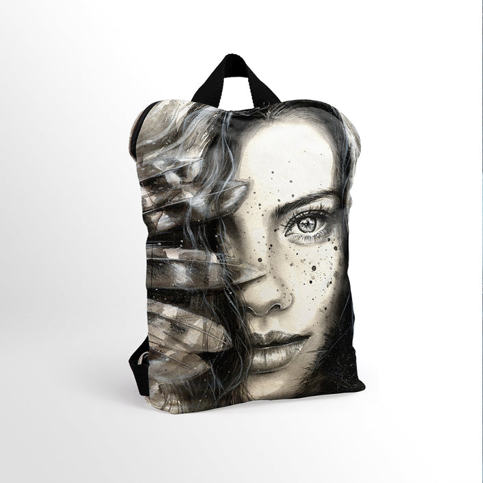 Rucksack Nr. 1 „Mädchen mit einer Fede“