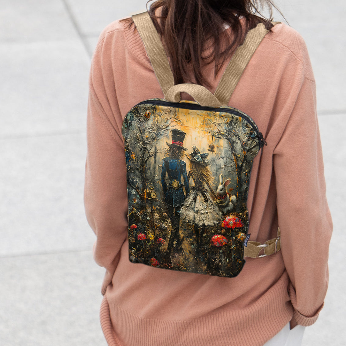 Rucksack Nr. 1 Imagine „Alice und der Hutmacher“