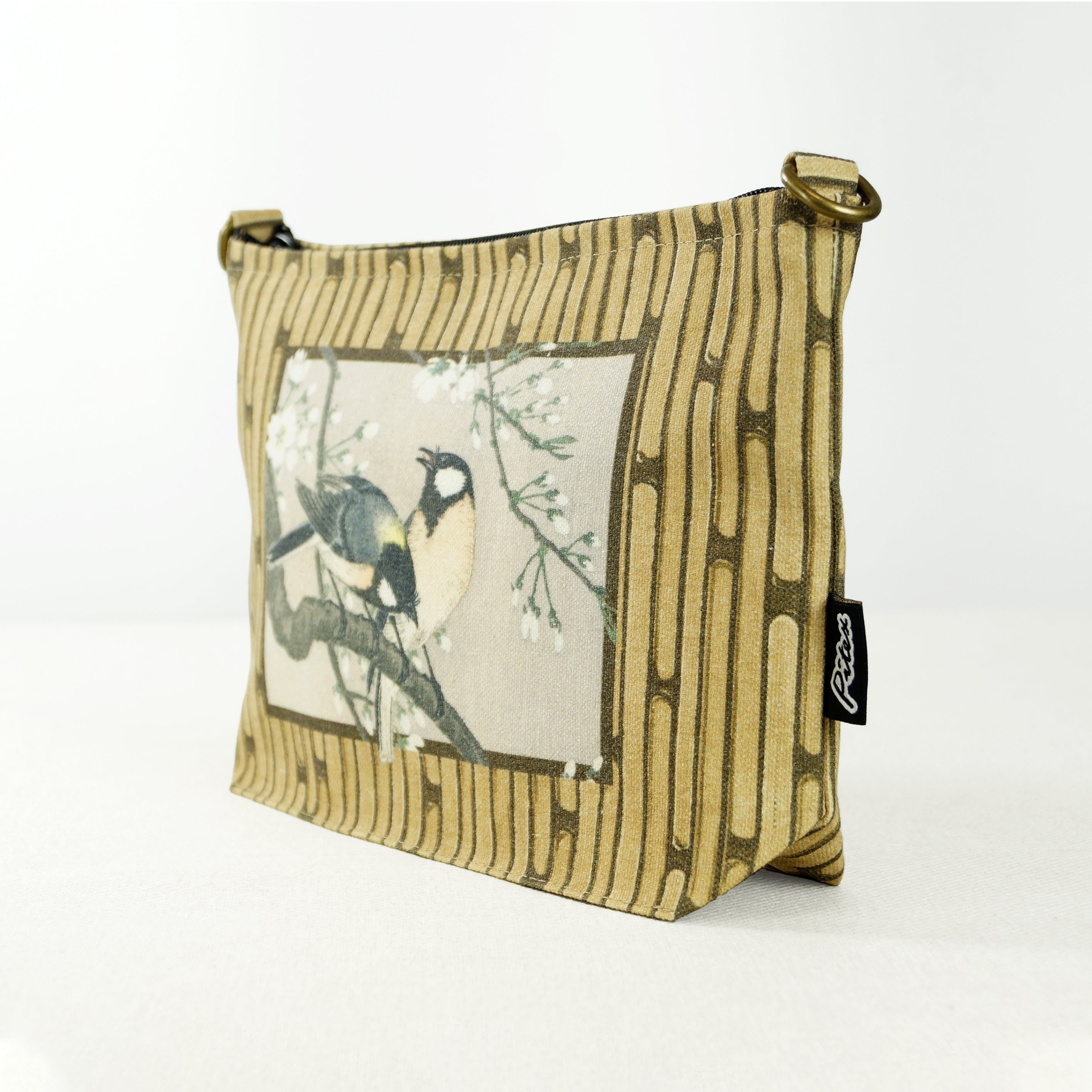 Kosmetiktasche Ohara Koson „Titten am Kirschzweig“