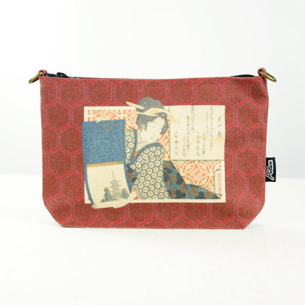 Kosmetiktasche Yashima Gakutei „Die Geisha und das Manuskript“