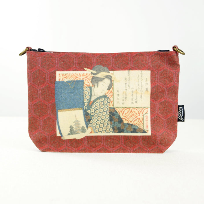 Kosmetiktasche Yashima Gakutei „Die Geisha und das Manuskript“