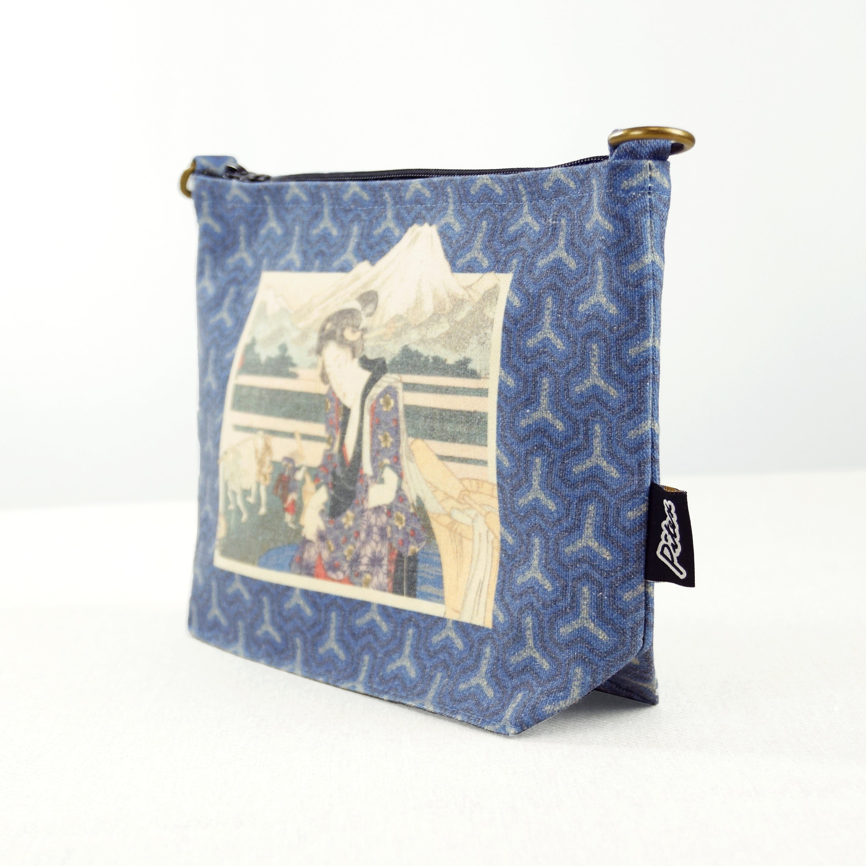 Kosmetiktasche Yashima Gakutei „Geisha und der Fluss“