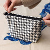 Kosmetiktasche Classy „Pied-de-poule“