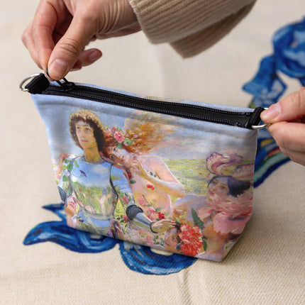Kosmetiktasche Georges Rochegrosse „Der Blumenritter“