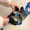 Kosmetiktasche Imagine „Katze mit Perlenohrring“