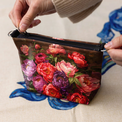 Kosmetiktasche Imagine „Pfingstrosenstrauß“
