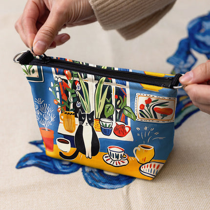 Kosmetiktasche Imagine „Kunst Katze“