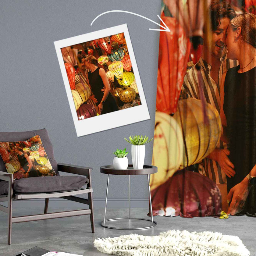 Gardinen-Set mit Ihrem Foto
