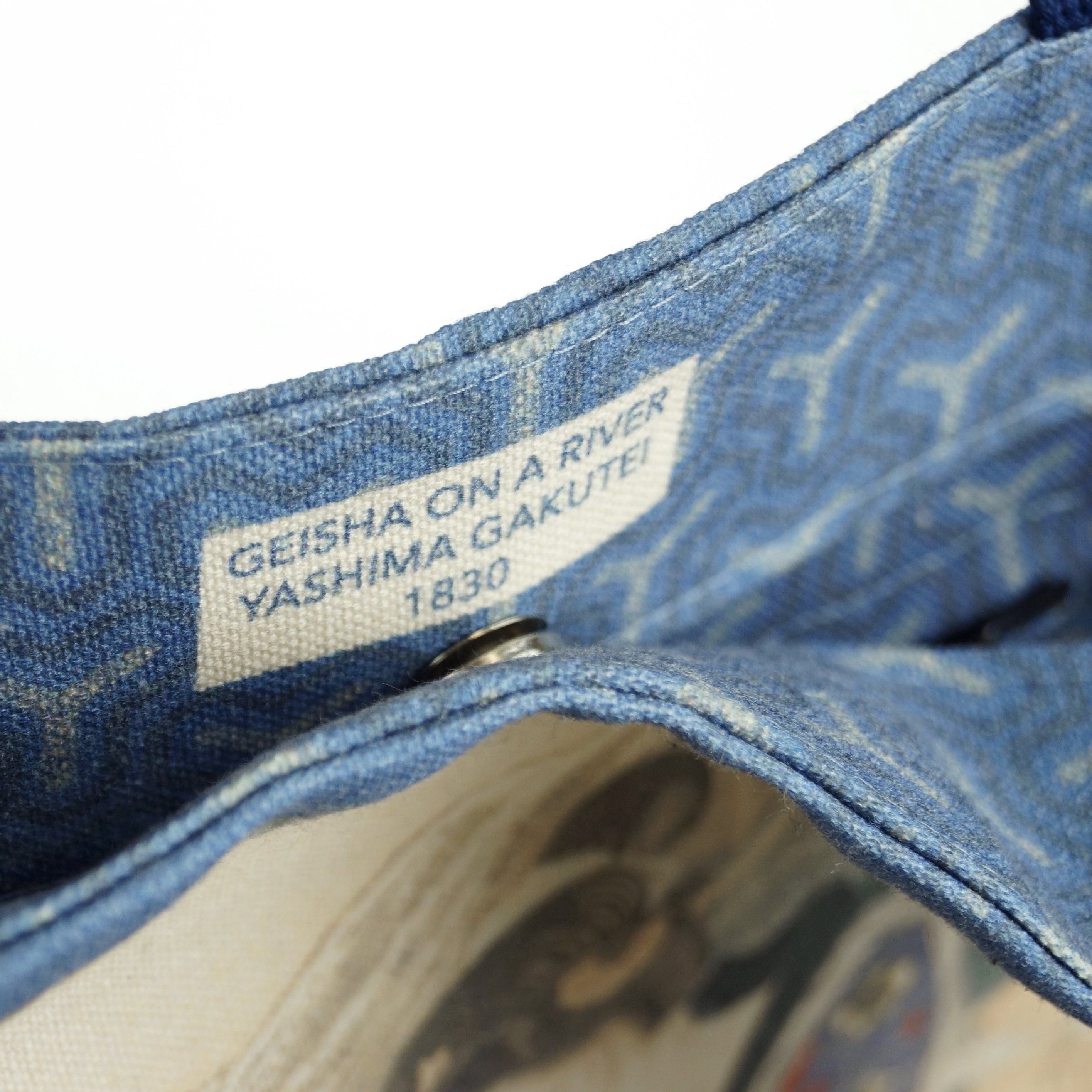 Handtasche Yashima Gakutei „Geisha und der Fluss““