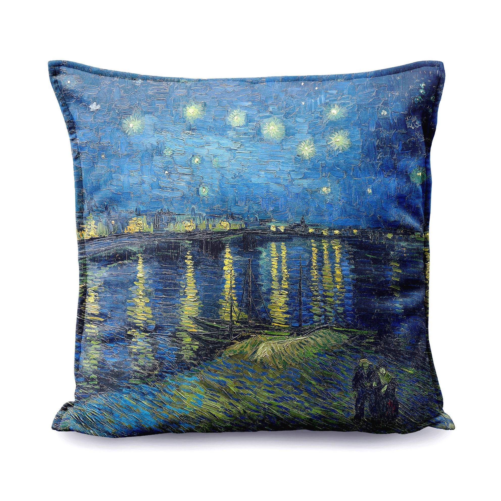 Zierkissen Vincent van Gogh „Sternennacht über der Rhône“