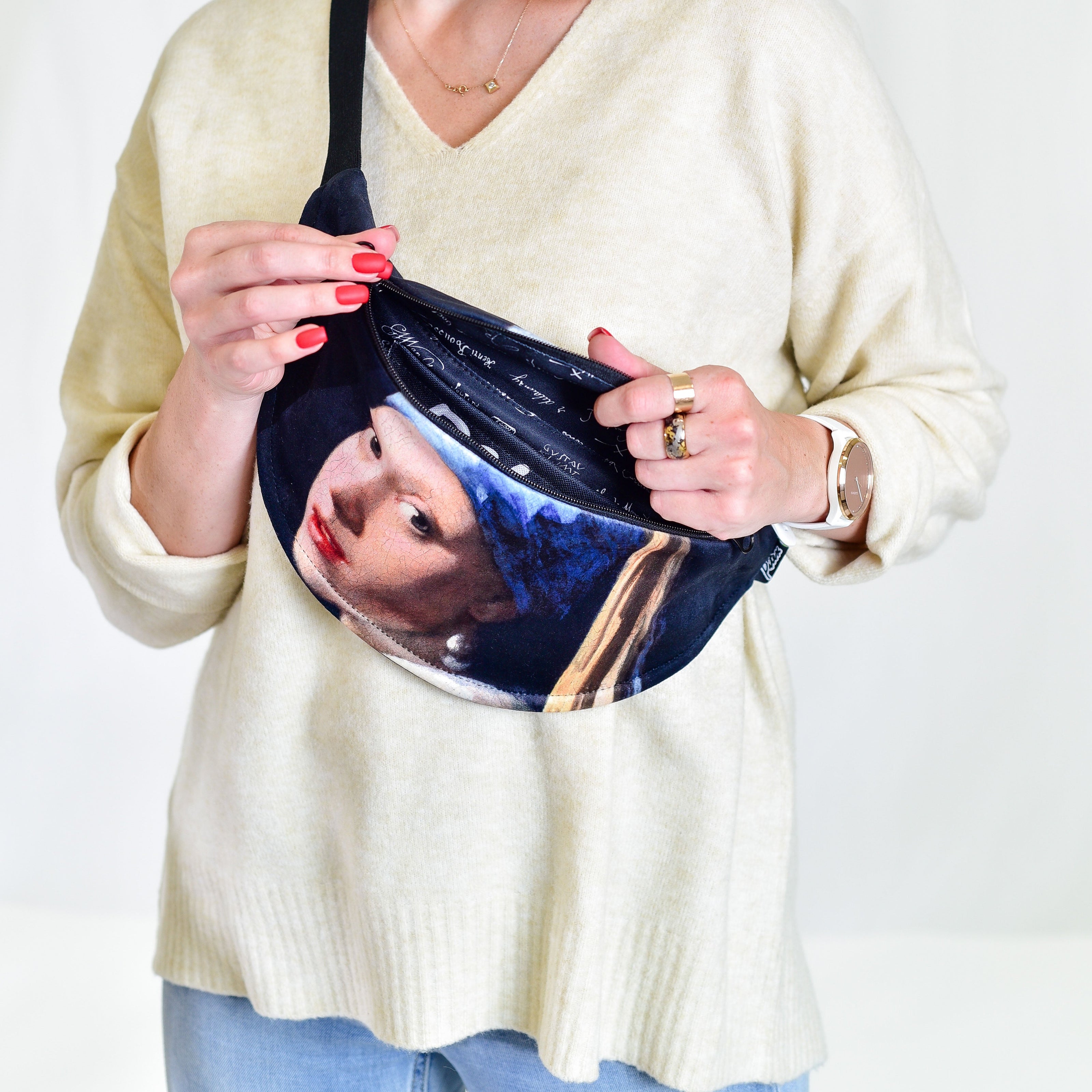 Bauchtasche Johannes Vermeer „Das Mädchen mit dem Perlenohrring“