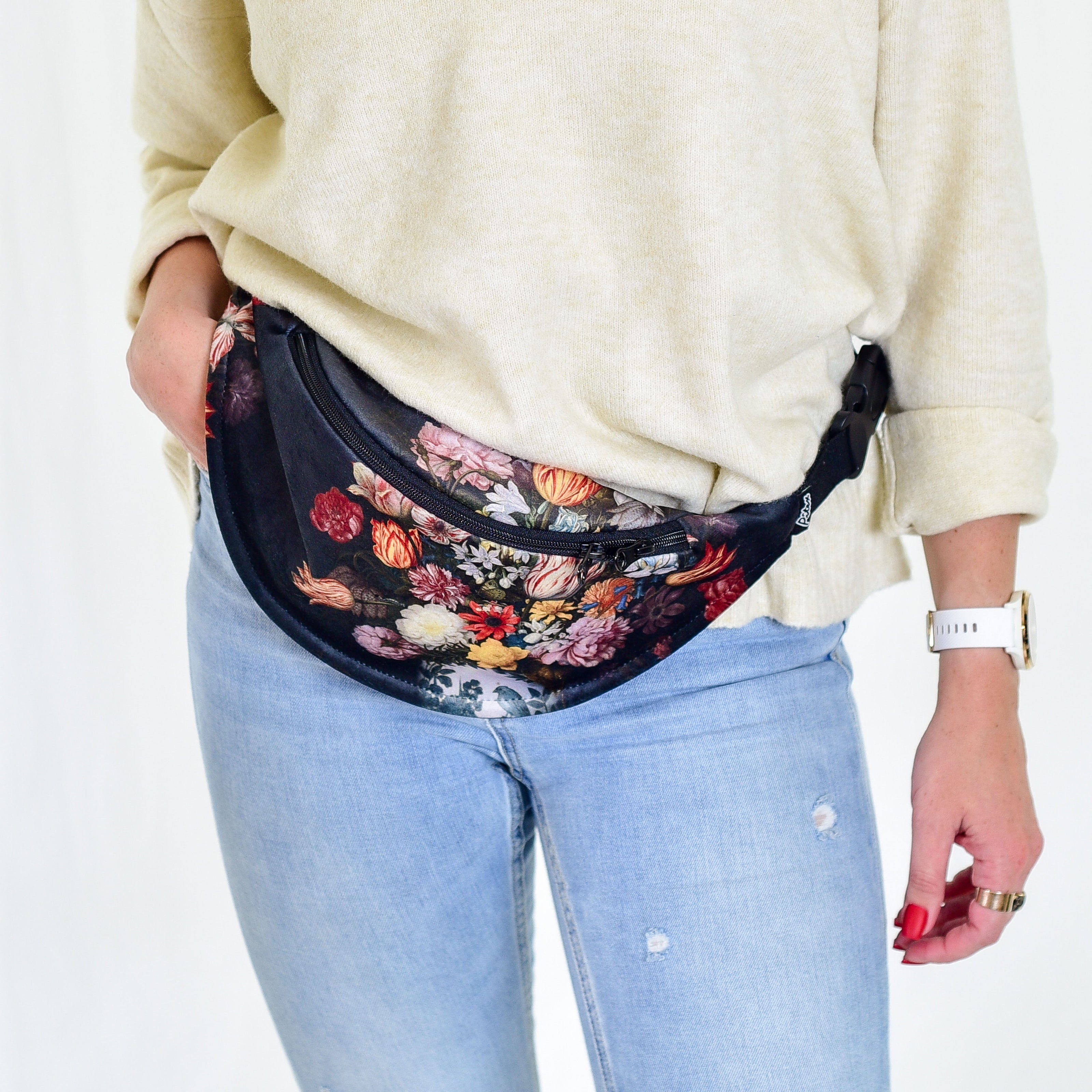 Bauchtasche Ambrosius Bosschaert „Stillleben mit Blumen“