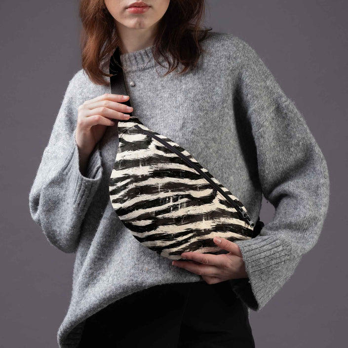 Bauchtasche Nr. 2 Classy „Zebra“