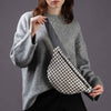 Bauchtasche Nr. 2 Classy „Pied-de-poule“