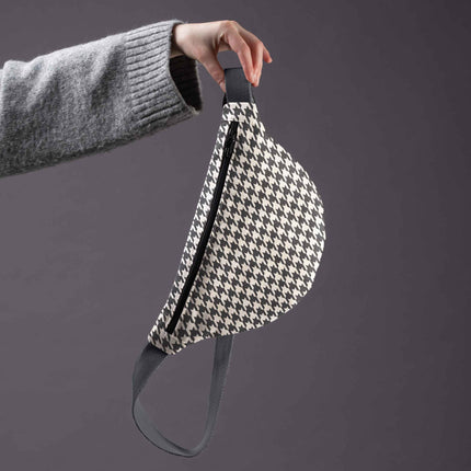 Bauchtasche Nr. 2 Classy „Pied-de-poule“