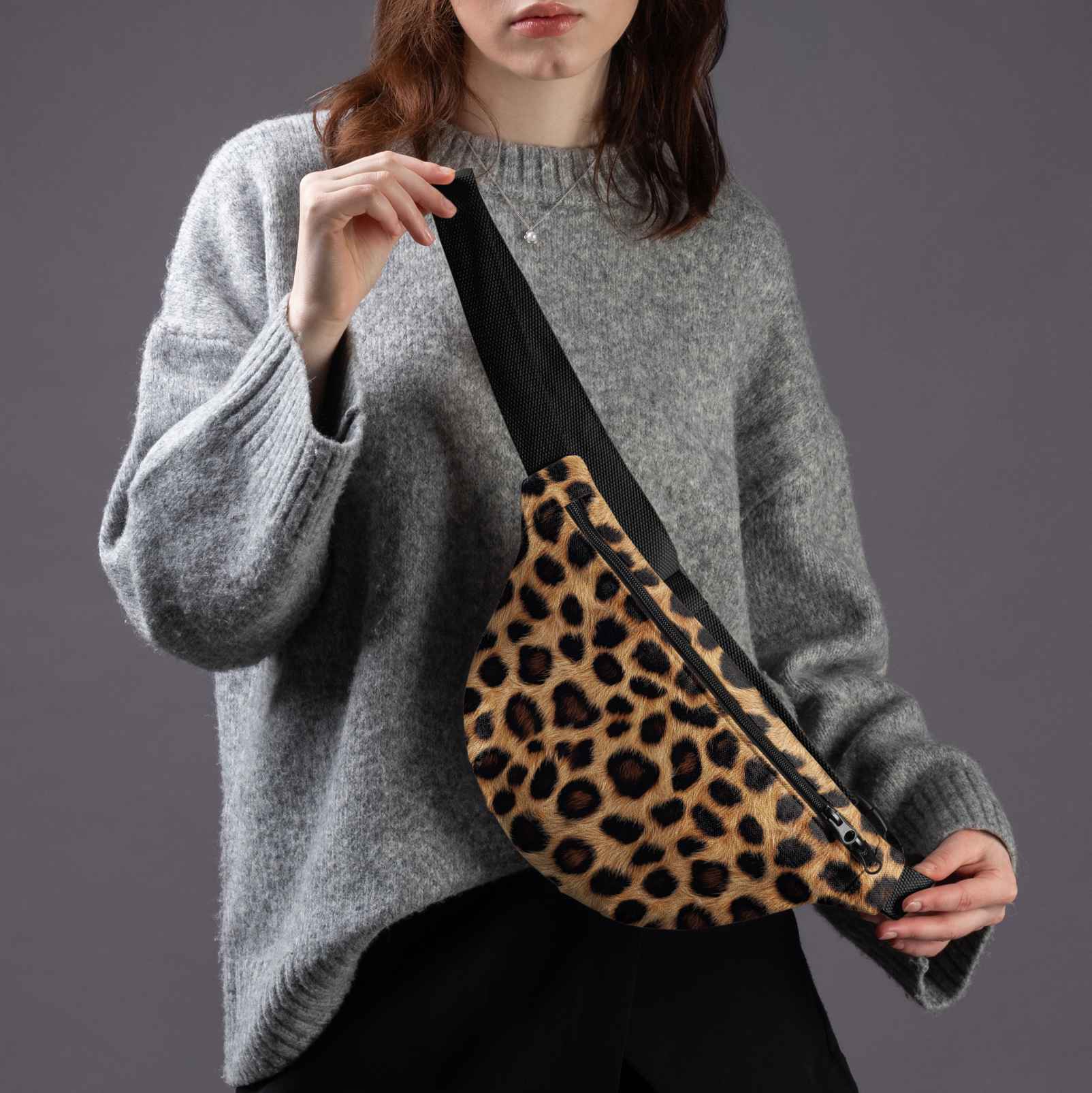 Bauchtasche Nr. 2 Classy „Leopard“