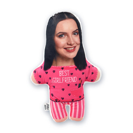 Personalisiertes Gnome-Kissen „Best Girlfriend“